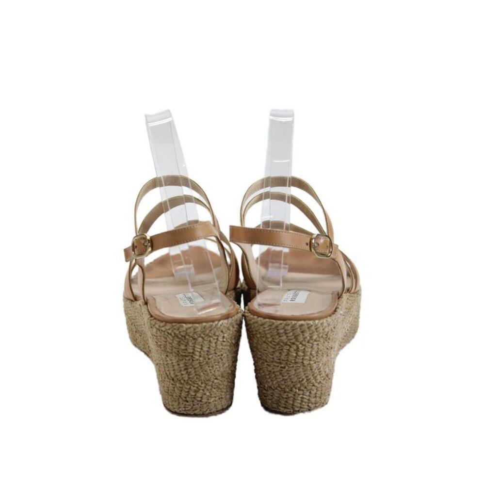 Fratelli Rossetti Womens Platform Slingbacks Wedge Sandals Brown Size 37.5 7.5 - Picture 3 of 8
